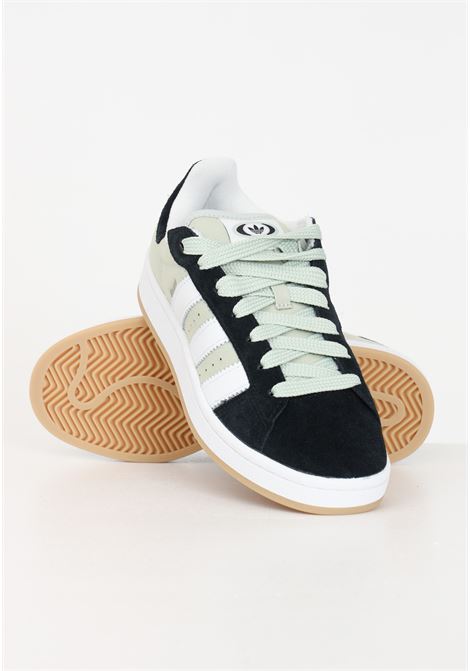 Campus 00s men's sneakers, green, black and white ADIDAS ORIGINALS | ID0664.